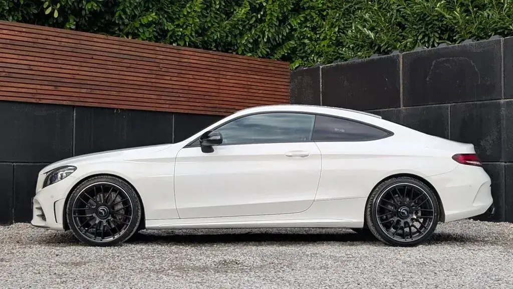 Used Mercedes C200 AMG Line Premium 2021 White Coupe