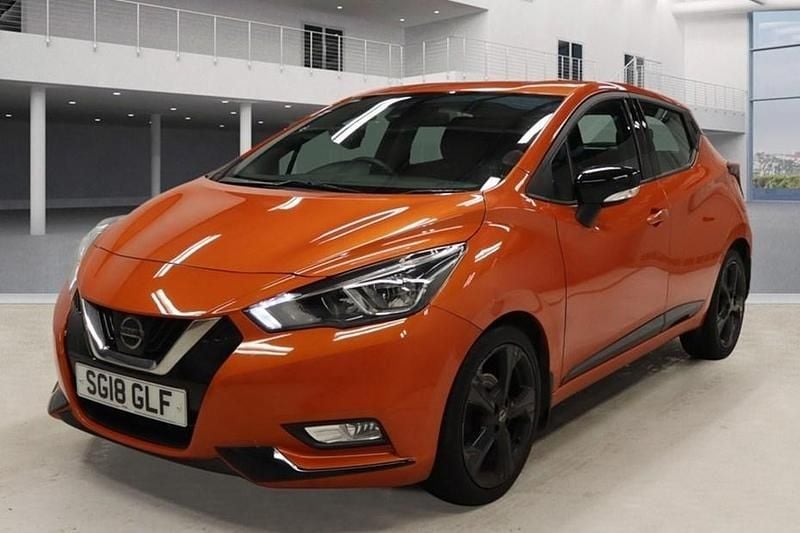 Used Nissan Micra Acenta 2018 Orange Hatchback