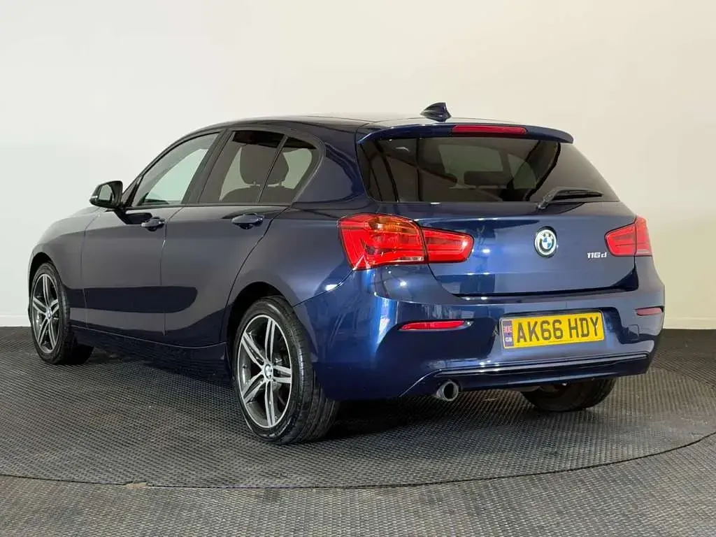 Used BMW 116 Sport Line 2016 Blue Hatchback