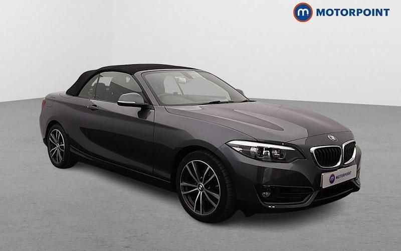 Grey Used 2020 BMW 218 Sport Line Cabriolet | £15,399 (Fair price) - Image 1/4