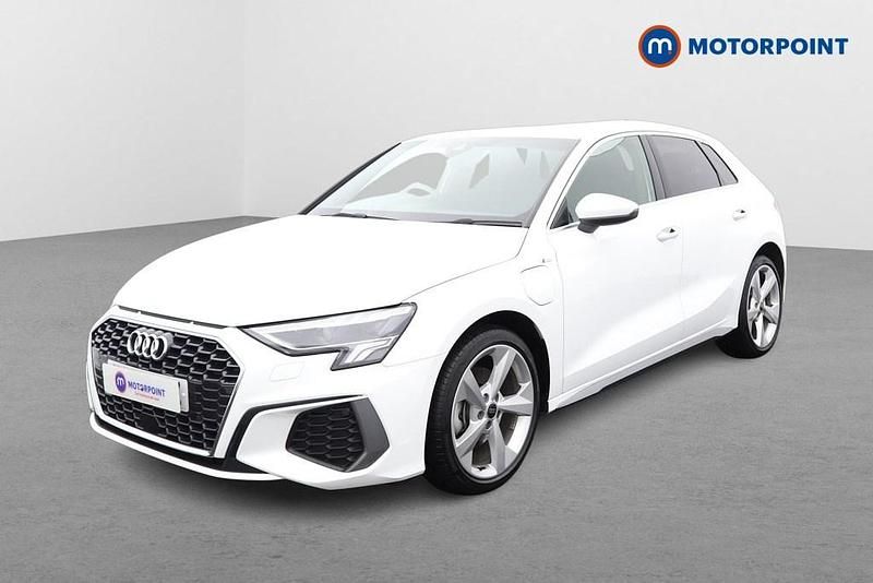 Used Audi A3 e-tron S-Line 2023 White Hatchback