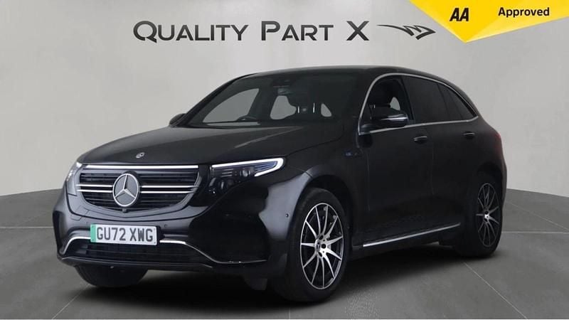 Used Mercedes EQC400 AMG line 300 kW (408 HP) 2022 Black SUV