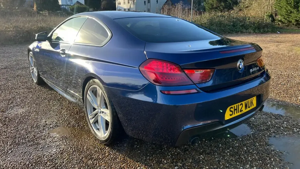 Begagnad BMW 640 M Sport 2012 Blå Sportkupé