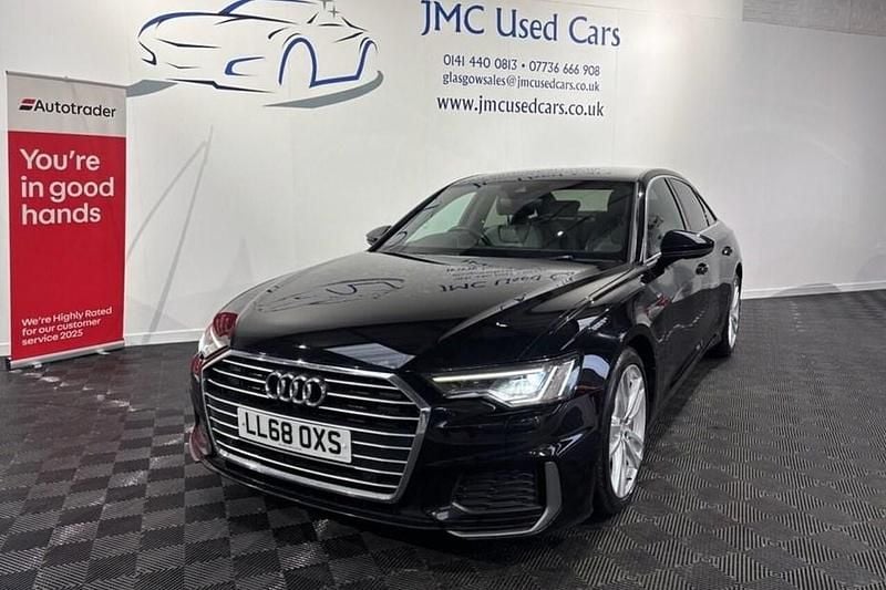 Used Audi A6 S-Line 204 HP (150 kW) 2018 Black Sedan