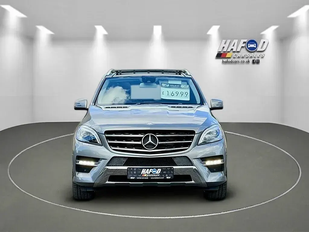 Used Mercedes ML350 AMG line 258 HP (189 kW) 2015 Silver SUV