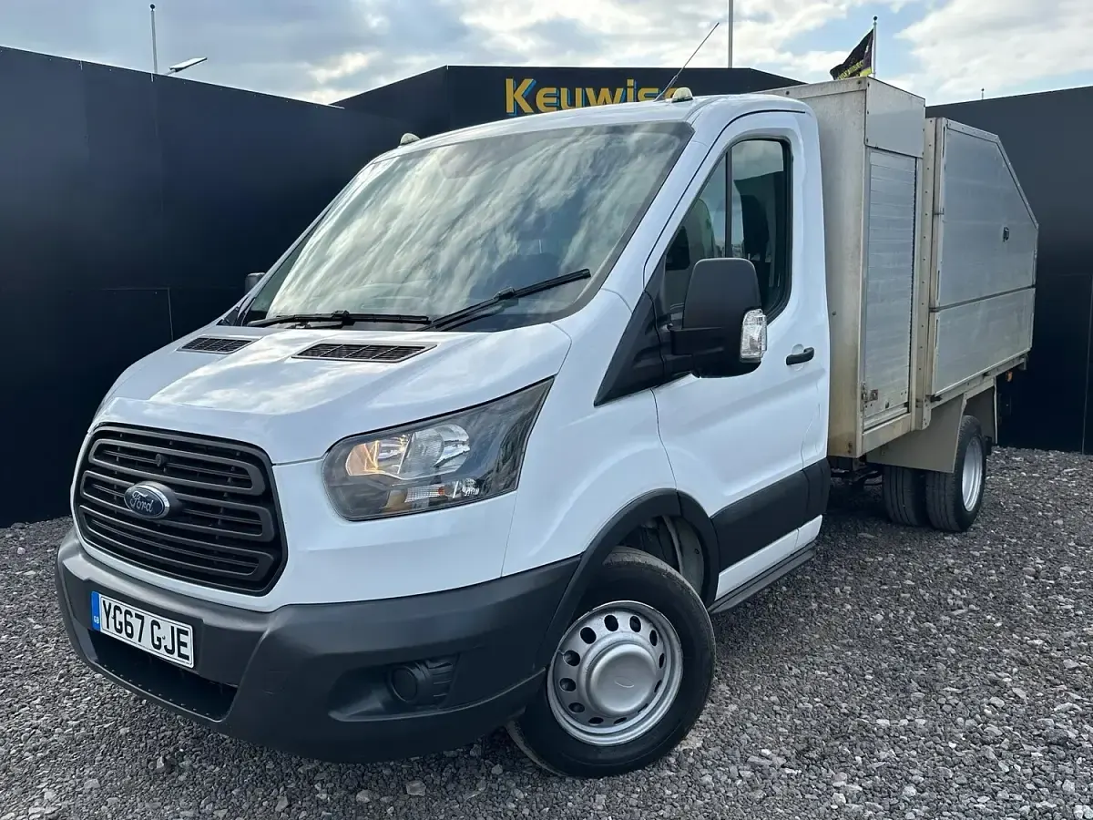 Used Ford Transit S 130 HP (95 kW) 2017 White Cabriolet