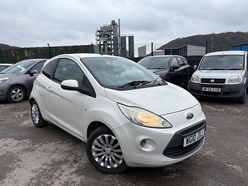 Used Ford Ka Zetec 2010 White Hatchback