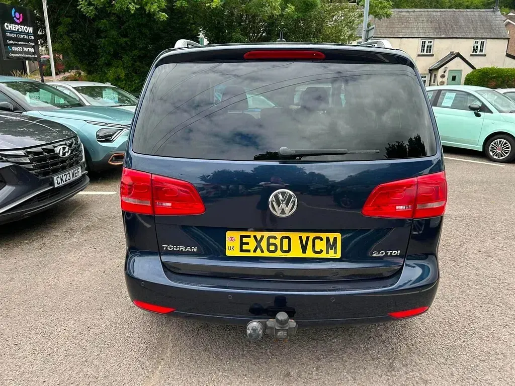 Used VW Touran SE 140 HP (102 kW) 2010 Blue MPV