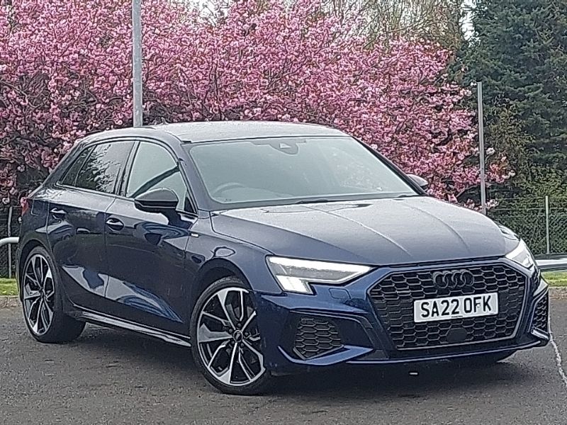 Blue Used 2022 Audi A3 Advanced Hatchback | £31,998 - Image 1/4