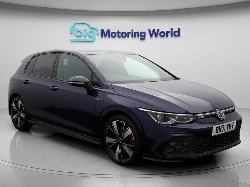 Blue Used 2022 VW Golf VIII GTD Hatchback | £22,200 (Good price) - Image 1/4