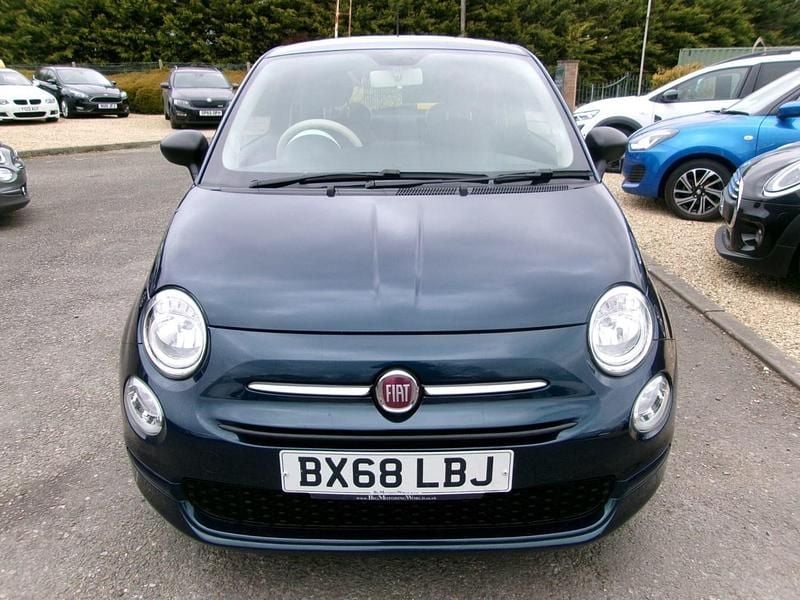 Used Fiat 500 Pop 69 HP (50 kW) 2018 Blue Hatchback