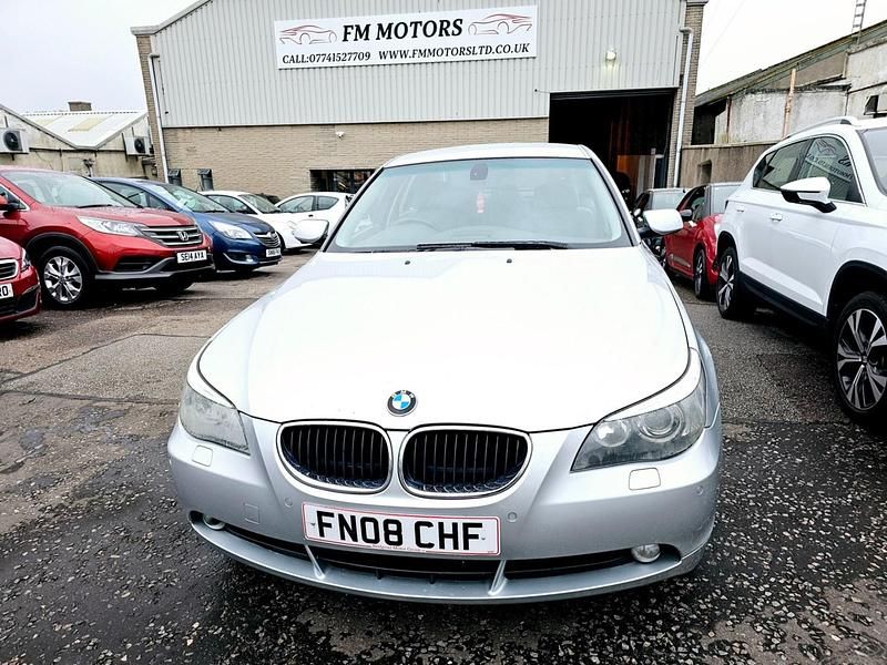 Silver Used 2008 BMW 525 Sport Line Sedan | £3,995 (Fair price) - Image 1/4