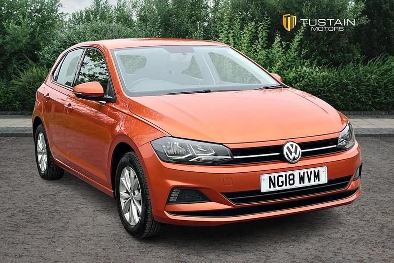 Orange Used 2018 VW Polo SE Hatchback | £10,199 (Fair price) - Image 1/4