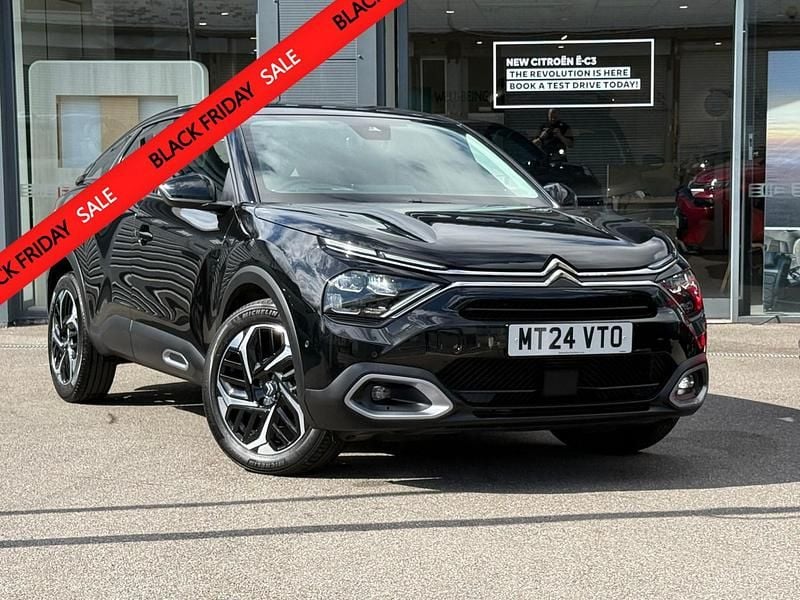 Black Used 2024 Citroën C4 PureTech Hatchback | £15,295 (Fair price) - Image 1/4