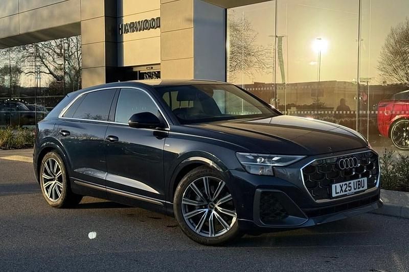 Blue Used 2025 Audi Q8 S-Line SUV | £54,990 (Expensive) - Image 1/1