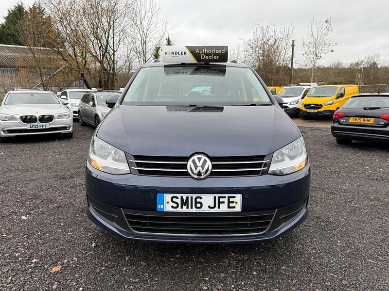 Used VW Sharan SE 150 HP (110 kW) 2016 Blue MPV