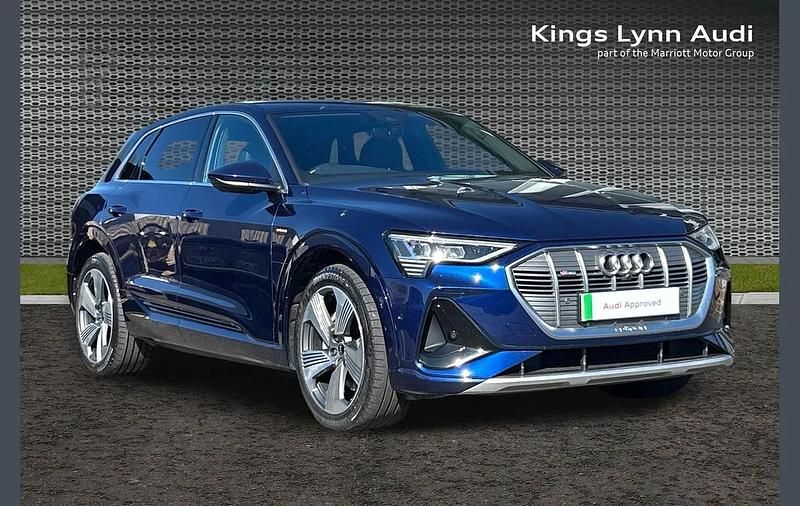 Used Audi e-tron S-Line 300 kW (408 HP) 2021 Blue SUV