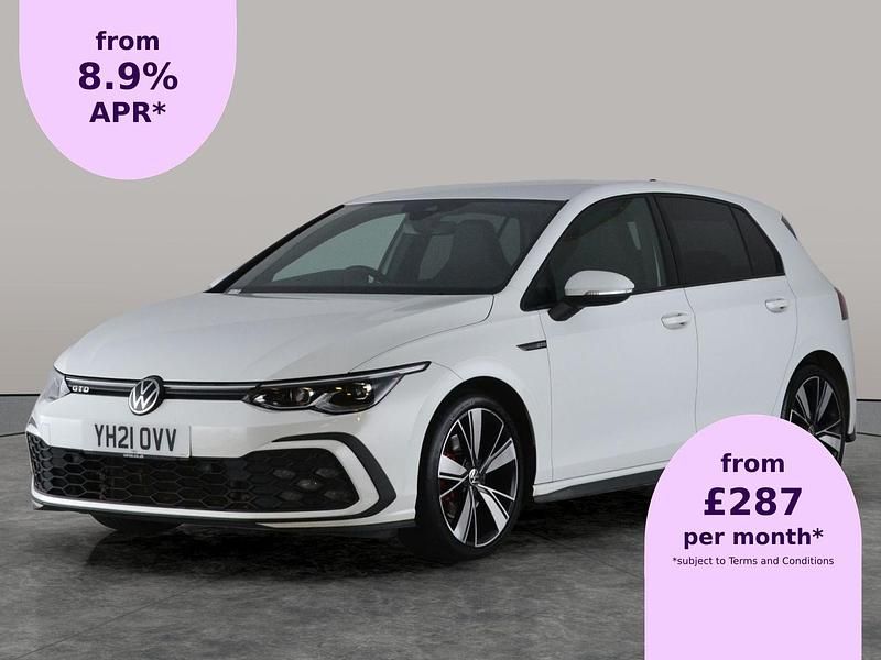 White Used 2021 VW Golf VIII GTD Hatchback | £20,209 (Fair price) - Image 1/2