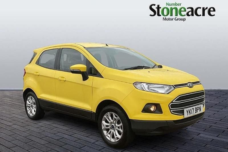 Used Ford Ecosport Zetec 109 HP (80 kW) 2017 Yellow SUV