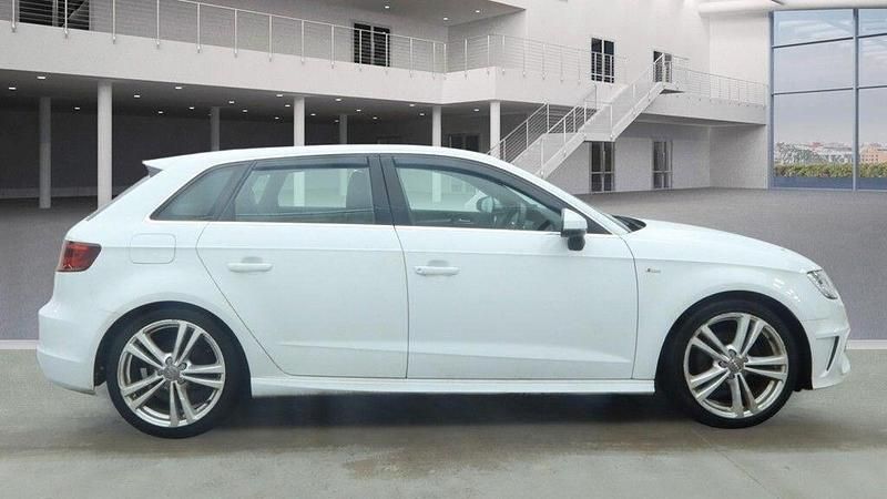 Used Audi A3 Sportback S-Line 2013 White Hatchback