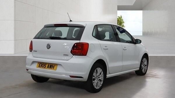 Used VW Polo SE 60 HP (44 kW) 2015 White Hatchback