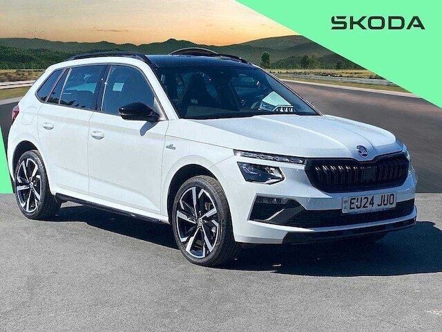 White Used 2024 Skoda Kamiq Monte Carlo SUV | £22,490 (A bit pricey) - Image 1/4
