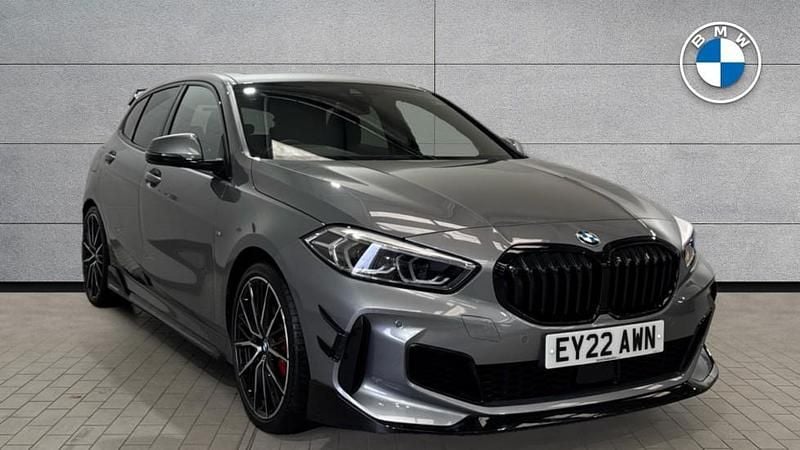 Grey Used 2022 BMW 128 Shadowline Hatchback | £27,500 (Fair price) - Image 1/4