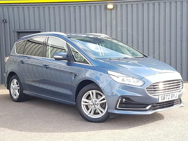 Begagnad Ford S-MAX Titanium 190 HK (139 kW) 2023 Blå Minibuss