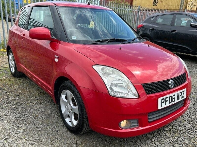 Red Used 2006 Suzuki Swift GLX Hatchback | £1,295 (Good price) - Image 1/4