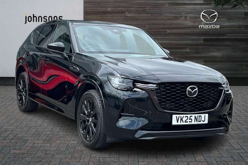 Black Used 2025 Mazda CX-60 Homura-Line SUV | £38,990 (Expensive) - Image 1/4
