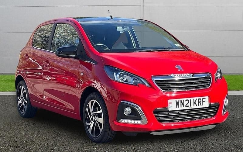 Used Peugeot 108 Allure 72 HP (52 kW) 2021 Red Hatchback