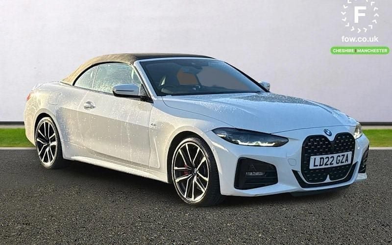 White Used 2022 BMW 420 Comfort Edition Cabriolet | £25,599 (Good price) - Image 1/4