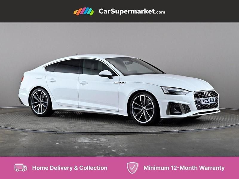 White Used 2022 Audi A5 S-Line Coupe | £25,197 (Good price) - Image 1/4