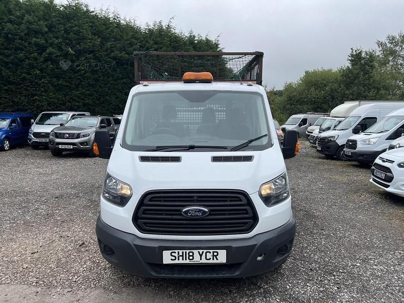 Used Ford Transit 130 HP (95 kW) 2018 White Cabriolet
