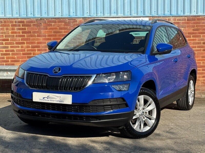 Blue Used 2020 Skoda Karoq SE Technology SUV | £8,495 (Fair price) - Image 1/4