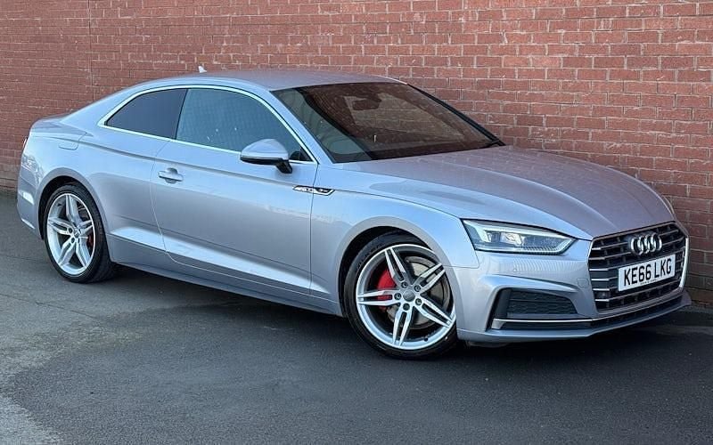 Used Audi A5 S-Line 190 HP (139 kW) 2017 Silver Coupe