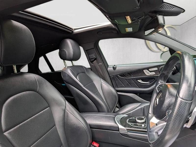 Used Mercedes GLC250 AMG line 2018 White Coupe