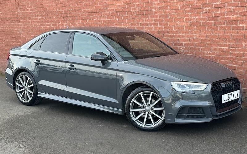 Used Audi A3 Black Edition 150 HP (110 kW) 2017 Grey Sedan