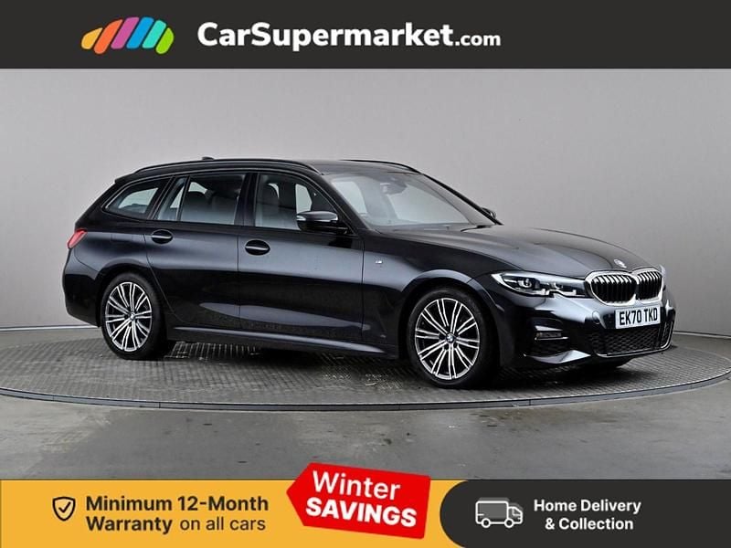Black Used 2020 BMW 318 M Sport Estate | £20,997 (A bit pricey) - Image 1/3