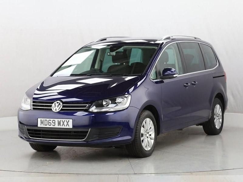 Used VW Sharan SE 150 HP (110 kW) 2020 Blue MPV