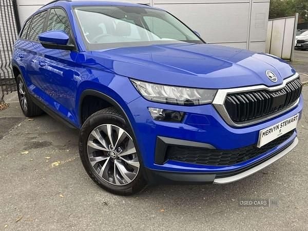 Used Skoda Kodiaq SE Drive 150 HP (110 kW) 2022 Blue SUV
