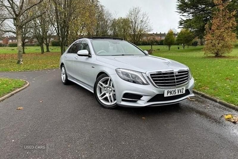 Silver Used 2015 Mercedes S350 AMG line Sedan | £18,995 (Good price) - Image 1/1
