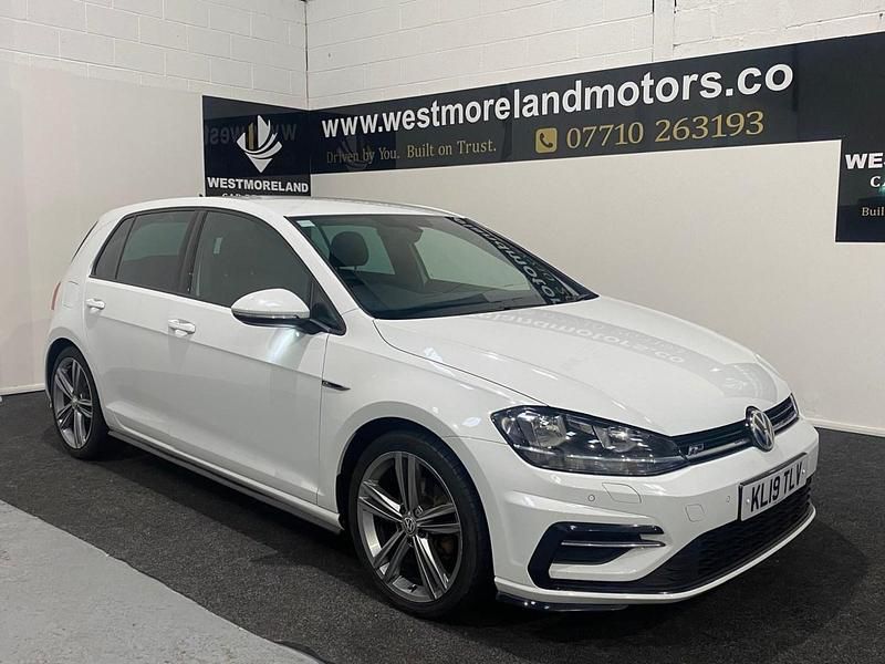 Used VW Golf VII R-line 150 HP (110 kW) 2019 White Hatchback