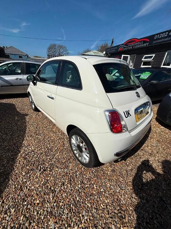Used Fiat 500 Lounge 2015 White Hatchback