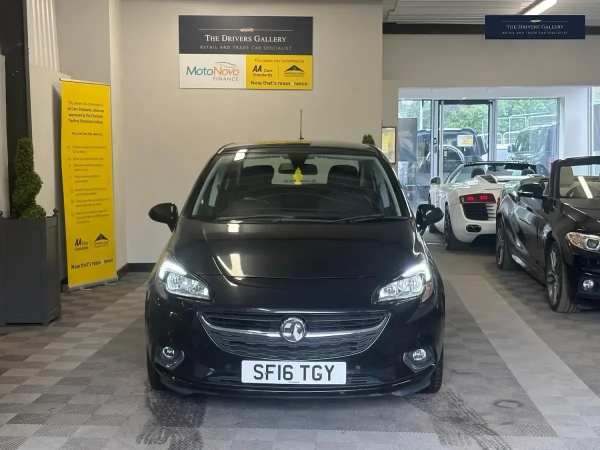 Used Vauxhall Corsa 90 HP (66 kW) 2016 Black Hatchback