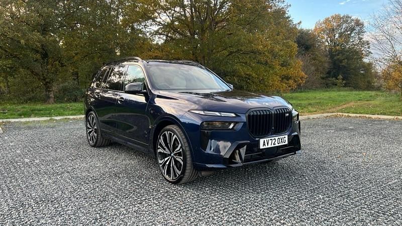 Blue Used 2022 BMW X7 M Sport SUV | £73,806 - Image 1/4