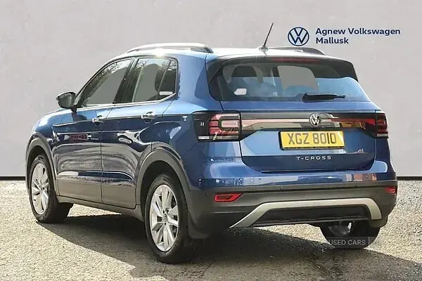 Used VW T-Cross SE 110 HP (80 kW) 2022 Blue SUV