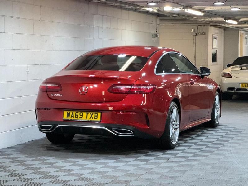 Used Mercedes E220 AMG line 2019 Red Coupe