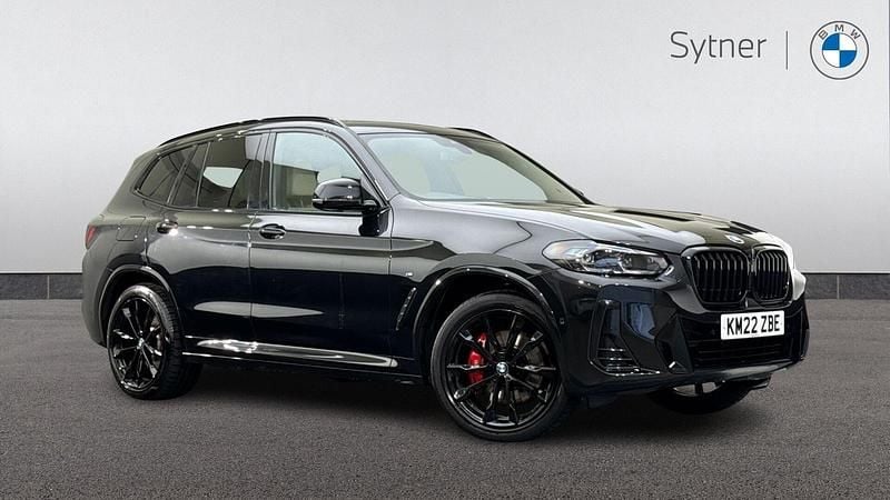 Black Used 2022 BMW X3 M Sport SUV | £34,500 (Fair price) - Image 1/4