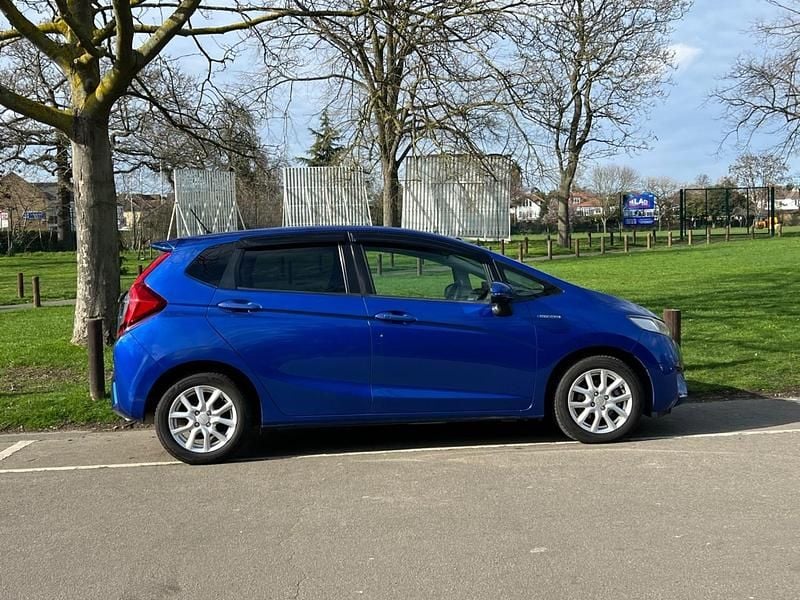 Used Honda Fit Hybrid 2015 Blue Hatchback